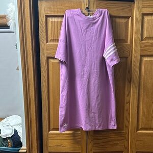 Adidas Purple Midi Dress